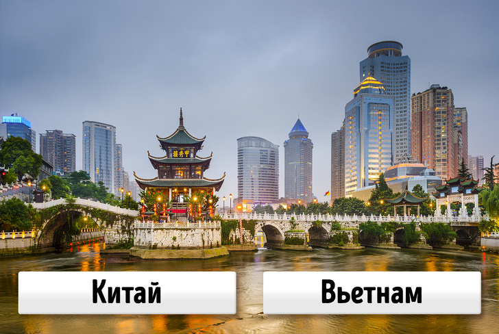 Угадаете ли вы эти известные страны лишь по одному фото?