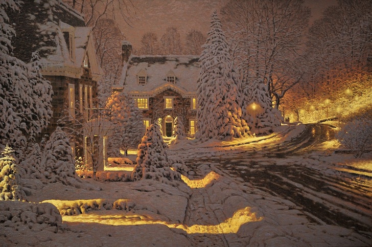 Канадский художник рисует картины, которые согреют вас лучше горячего какао и&nbsp;пледа