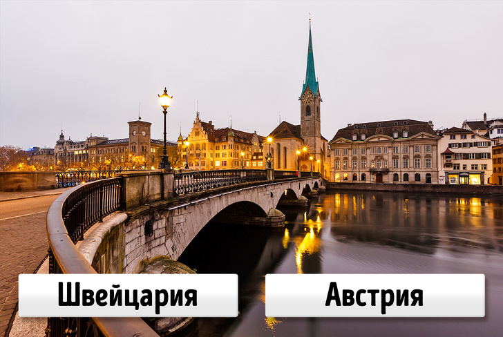 Угадаете ли вы эти известные страны лишь по одному фото?