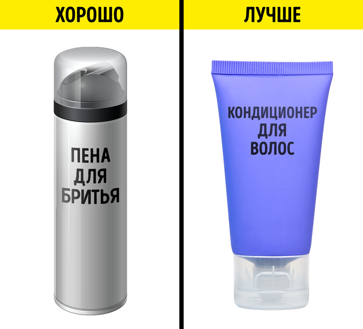 18 неожиданных способов использования кондиционера для волос, которые сэкономят ваши деньги