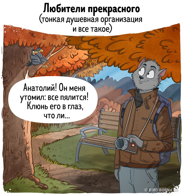 10&nbsp;комиксов о&nbsp;людях, которых вы&nbsp;обязательно встретите на&nbsp;улице этой осенью